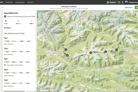 Kärntner Durchquerung: 5 Tage, 62,7 km, 3850 m Höhenmeter. Eine spannende Reise auf einsamen Pfaden, die zu den schönsten weitwanderwege europa zählt.
